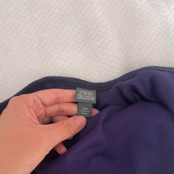 WILD FABLE MULTICOLOR SEQUIN MIDI DRESS - Picture 4 of 6